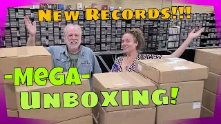 Mega Unboxing - Brand New Vinyl Records & More...