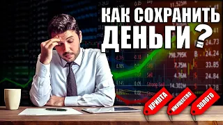 Как сохранить деньги в Кризис  Криптовалюта, золото, недвижимость