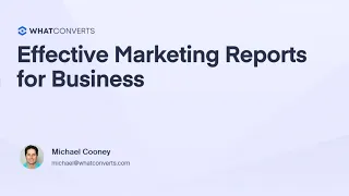 Effective Marketing Reports for Business