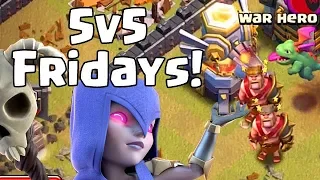 THREE WINS in a ROW!?  5v5 Fridays | Clash of Clans