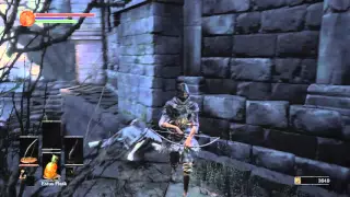 DARK SOULS 3 Killed Sword Master Saber with 1 arrow shot