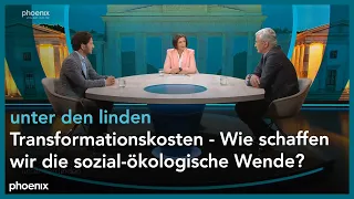 unter den linden: Transformationskosten - Wie schaffen wir die sozial-ökologische Wende?