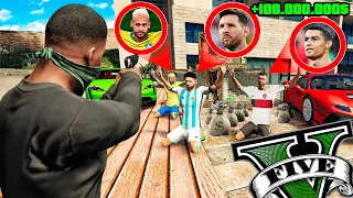 ROBANDO a FUTBOLISTAS del MUNDIAL en GTA 5!