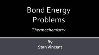 Bond Energy Problem | Hess Law | Thermodynamics | Chemistry