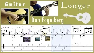 Longer / Dan Fogelberg (Guitar) [Notation + TAB]