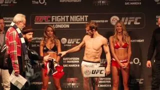 Fight Night London: Gustafsson vs Manuwa - Official Weigh-in