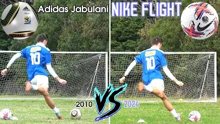 Which Matchball MOVES More? KNUCKLEBALL BATTLE: Jabulani vs Flight!