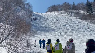 ★2021/4/11,スキー級別検定1級、不整地小回り71点！小学4年生シーズン、札幌国際スキー場。