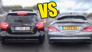 Mercedes CLA 45 AMG vs A45 AMG vs C63 AMG - DRAG RACE!