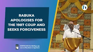 Rabuka apologises for the 1987 coup and seeks forgiveness