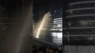 Dubai mall Dancing fountain | Dubai mall fountain show | Water fountain in Dubai #short #viral #uae
