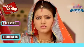 Ratan ने किया Threaten Anandi को | Balika Vadhu | बालिका वधू | Full Episode | Ep. 1221