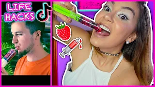 😱 I TRIED TIKTOK'S CRAZY LIFE HACKS AND ... DO THEY WORK? Lulu99