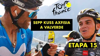 SEPP KUSS LE ROBA LA BALA A VALVERDE EN EL TOUR DE FRANCIA 🇫🇷 ETAPA 15 RESUMEN