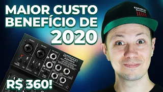 R$360 Mesa de Som USB do Ali Express 🤔 Será que é boa para Home Studio? Placa de Som USB Barata