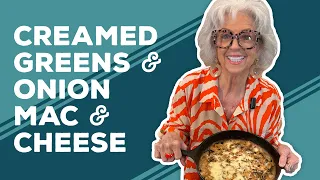 Love & Best Dishes: Creamed Greens and Onion Mac and Cheese Recipe