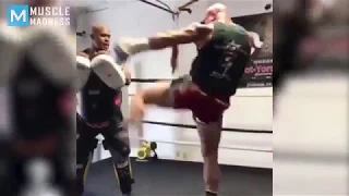 Goldberg Training for Returns to WWE  Muscle Madness