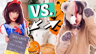 Halloween Make Up BFF BATTLE ⚡️Zombie Teddy vs. Böses Schneewittchen | ViktoriaSarina