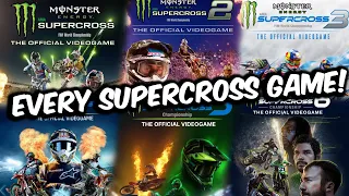 Playing every Supercross game in one video!