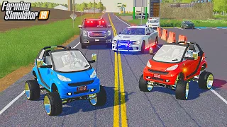 TROLLING COPS WITH TINY CARS (Rich Redneck FS19)