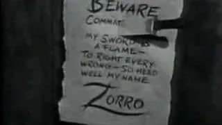 Walt Disney's Zorro - Original Intro (Black & White)