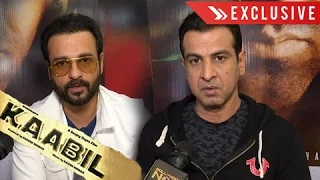 Kaabil EXCLUSIVE Interview | Rohit Roy & Ronit Roy Play Villain | First Film Together