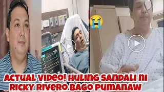 RICKY RIVERO PUMANAW NA! HULING SANDALI BAGO PUMANAW