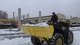 Погрузчик из квадроцикла Сокол