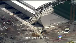 Vídeo Mostra Desabamento na Arena Corinthians