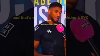 Anthony Joshua on fighting Tyson Fury after Usyk #shorts #joshuausyk #anthonyjoshua#tysonfury #boxeo