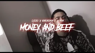 Loski x Unknown T x AM - Money & Beef Remix [Music Video]  #HarlemSpartans #Homerton #410
