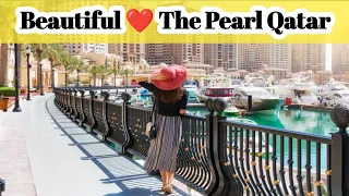 Beautiful ❤️  The Pearl Qatar | Qatar Road Journey