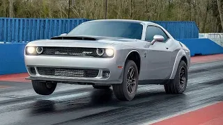 1040 сил и разгон до сотни за 1,66 с: 2023 Dodge Challenger SRT Demon 170.