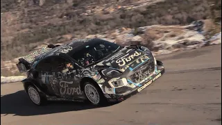 Tests Rallye Monte Carlo 2022 - Sébastien Loeb - Big flat out [HD]