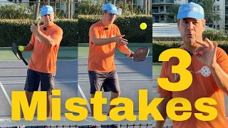 3 Common Pickleball Mistakes - Banger's Huckleberry, Playing out of Control, and Confusing Strategy