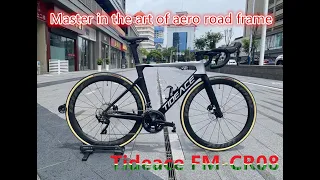 Tideace Carbon Fiber Road Racing Aero Bike Frameset FM-CR08