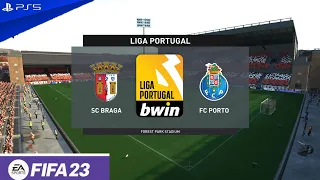 SC Braga VS FC Porto | Liga Portugal 22/23 | PS5 gameplay