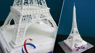 Eiffel Tower Cake Topper Tutorial