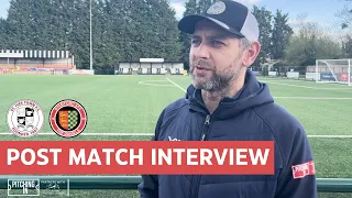 "Some EXCEPTIONAL defending from Stamford" | Stamford Post Match | Ricky Marheineke Interview