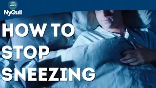 How To Stop Sneezing and Runny Nose | Vicks