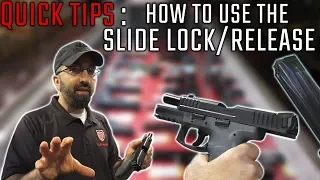 QUICK TIPS - How to use a Slide Release