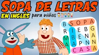 Sopas de Letras en INGLÉS para niños