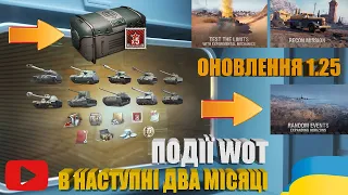 ЩО ОЧІКУВАТИ В НАСТУПНІ 2 МІСЯЦІ? ОНОВЛЕННЯ 1.25, РОЗВІДКА БОЄМ, ПОКЛИК МАРСА ТА ЛУТБОКСИ | #WOT_UA