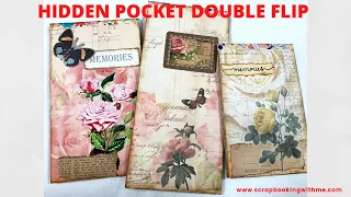 GOT JUNK MAIL ENVELOPES? Make these beautiful HIDDEN double pocket flips