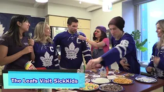 The Toronto Maple Leafs visit SickKids 2019