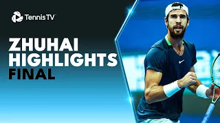 Karen Khachanov vs Yoshihito Nishioka For The Title! 🏆 | Zhuhai 2023 Final Highlights