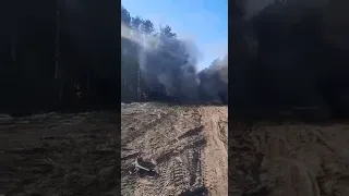 Уничтожение ещё одной колонны российских войск. Городня. Черниговская обл.