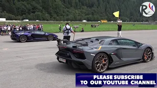 2019 CAR RACE Lamborghini Aventador SVJ vs Mercedes-Benz CLK AMG DTM