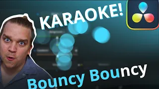 How to Make a Karaoke Sing-Along Videos! DaVinci Resolve Tutorial