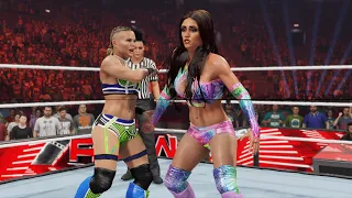 WWE 2K23 - IVY NILE VS CHELSEA GREEN [ELIMINATION CHAMBER QUALIFIER] | RAW